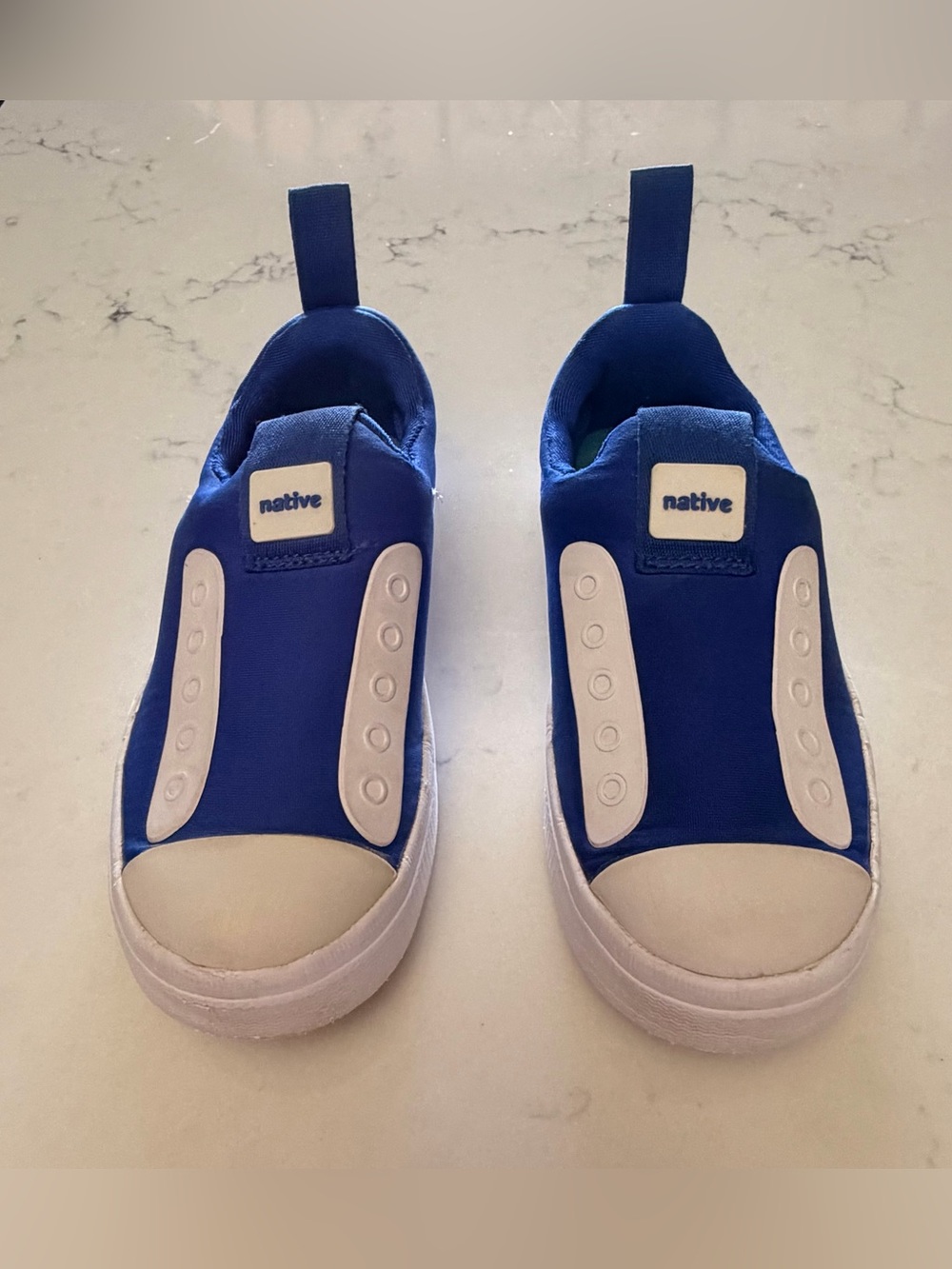 Native Shoes Kids Jefferson Hero Slip On Sneakers Royal Blue Size C9